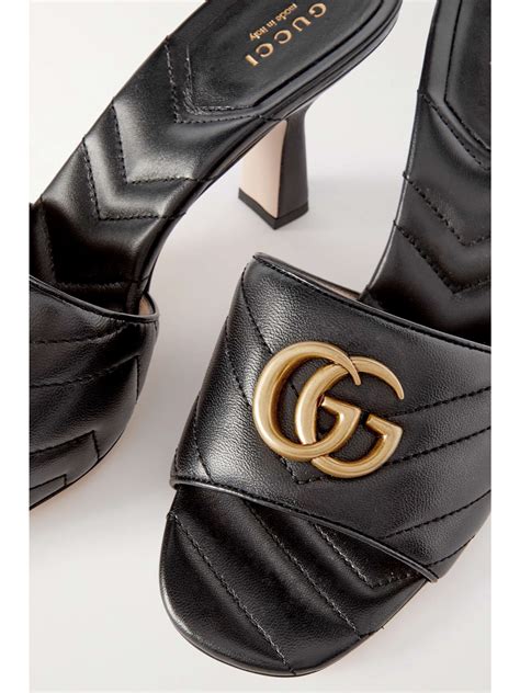 gucci quilted mules|gucci mules for sale.